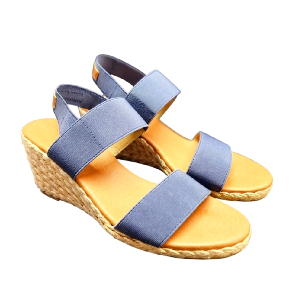 Tommy Bahama Blue Wedge Sandals Size 8.5‎